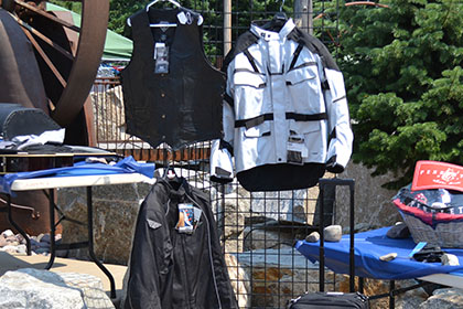 Raffl and auction items.