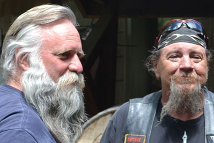 Two bearded men.