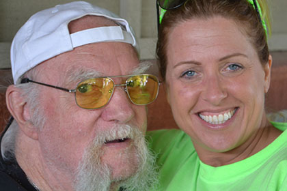 Bearded man with a Ride for Life committee member.