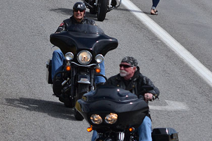 Group of riders.